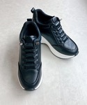 スニーカー サッと履ける 軽量 厚底エア入りソ...の詳細画像5