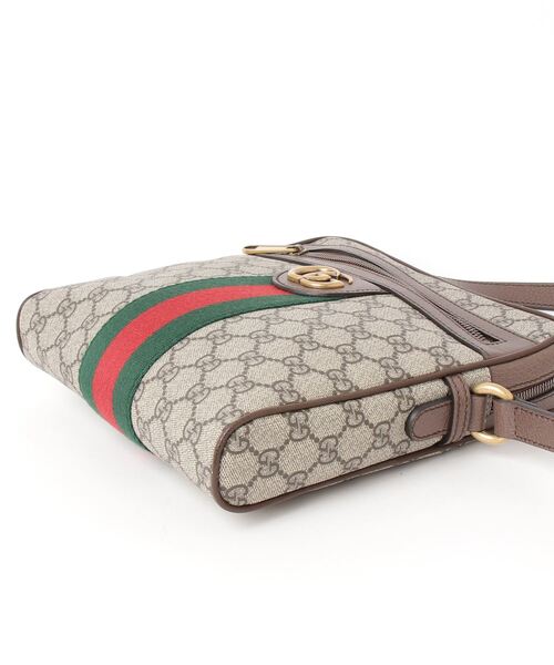 GUCCI グレーショルダーバッグ Gucci グレー ショルダーバッグ