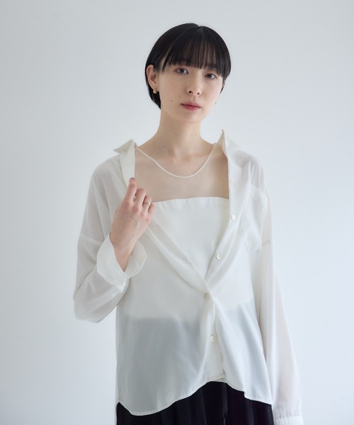 希少未使用★あちゃちゅむ　ナタリーレテ　チュールタンクトップ　刺繍リーフ柄 1月22日発売！ナタリー・レテ コラボレーション！」 │アフタヌーン