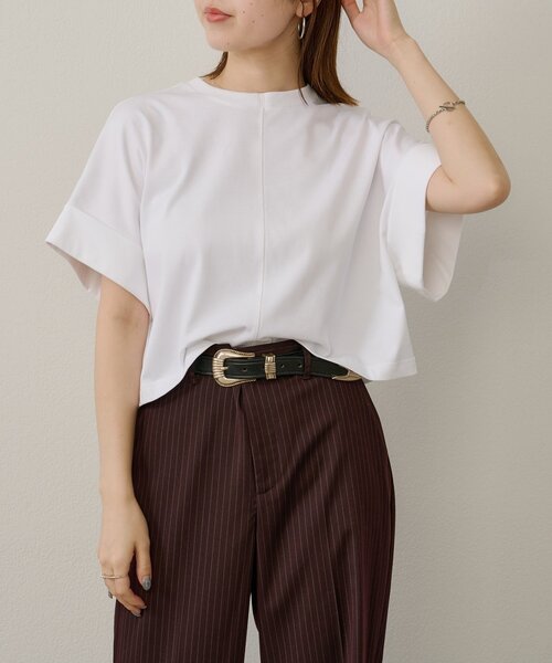 tシャツ ワイドカフスT レディース