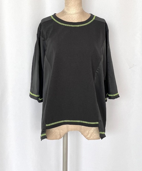 tシャツ 切替スクエアステッチT レディース Q tシャツ 切替スクエアステッチT レディース : ZOZOTOWN Yahoo
