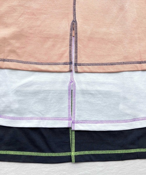 tシャツ 切替スクエアステッチT レディース Q tシャツ 切替スクエアステッチT レディース : ZOZOTOWN Yahoo