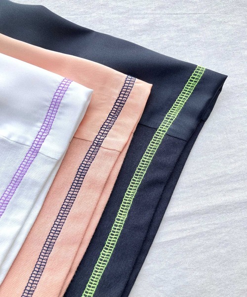 Q tシャツ 切替スクエアステッチT レディース : ZOZOTOWN Yahoo