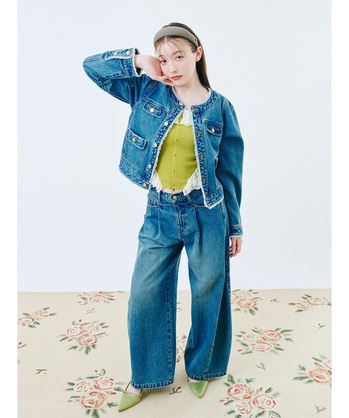 リリーブラウン 00 デニム LILY BROWN ジーンズ デニム デニムパンツ 「WEB限定00サイズ