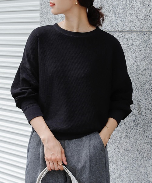 「URBAN RESEARCH DOORS」 長袖カットソー MEDIUM イエロー レディース