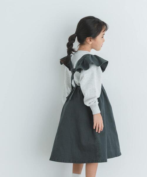 値下不可 新品 アーバンリサーチドアーズ ハイウエストジャンパースカート 黒 URBAN RESEARCH DOORS（アーバンリサーチドアーズ） ワンピース 「WEB