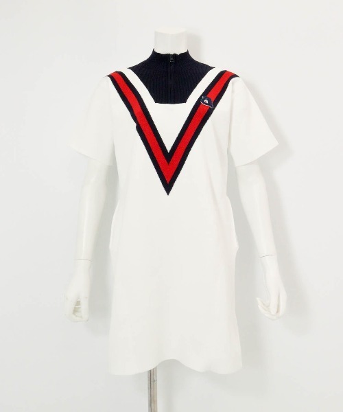 アルチビオ　archivio　カレッジ風リブワンピース　レディス archivio（アルチビオ） ワンピース 「LADIES」カレッジ風リブ