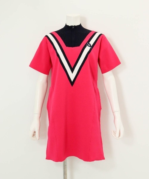 archivio（アルチビオ） ワンピース 「LADIES」カレッジ風リブ