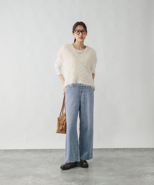 グローバルワーク　GOODデニムイージーパンツ　L 美品⭐︎ GLOBAL WORK ジーンズ デニム デニムパンツ GOODデニムイージー