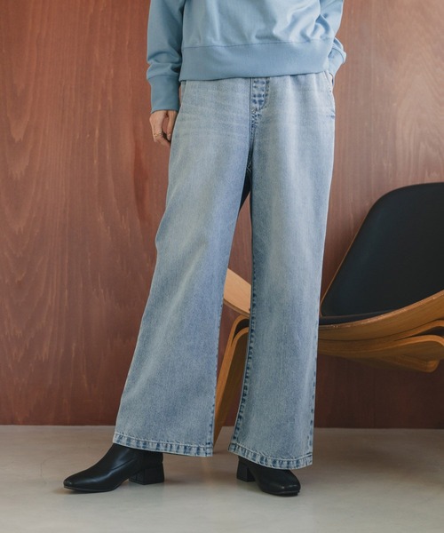 ジーンズ デニム デニムパンツ GOODデニムイージーパンツ/498394 レディースの画像