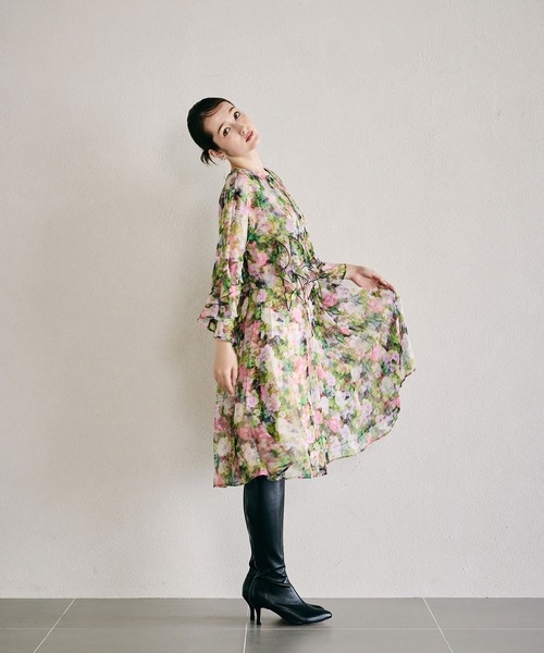 オーディア ミューズ（Audie a Muses）/8枚接ぎ美シルエットシンプルワンピース Audie a Muses（オーディア ミューズ） ワンピース 8枚接ぎ美