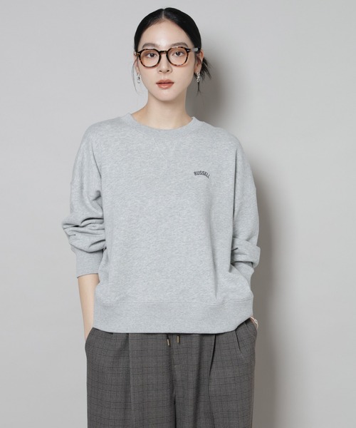 RUSSELUNO COOL TOUCH CREWNWCK ロゴ スウェット Russell Athletic（ラッセル アスレティック） トレーナー スウェット