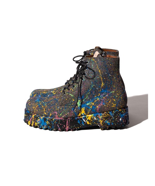 GLAMB by glamb 革靴 マルチカラーブーツ glamb（グラム） ブーツ Craft Lace Up Boots / クラフトレースアップ