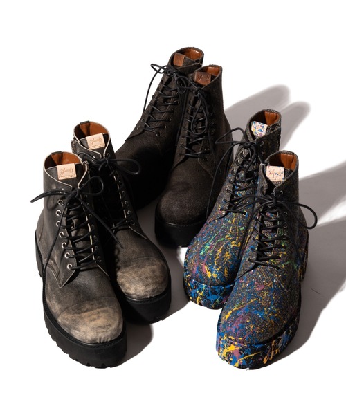 glamb（グラム） ブーツ Craft Lace Up Boots / クラフトレースアップ