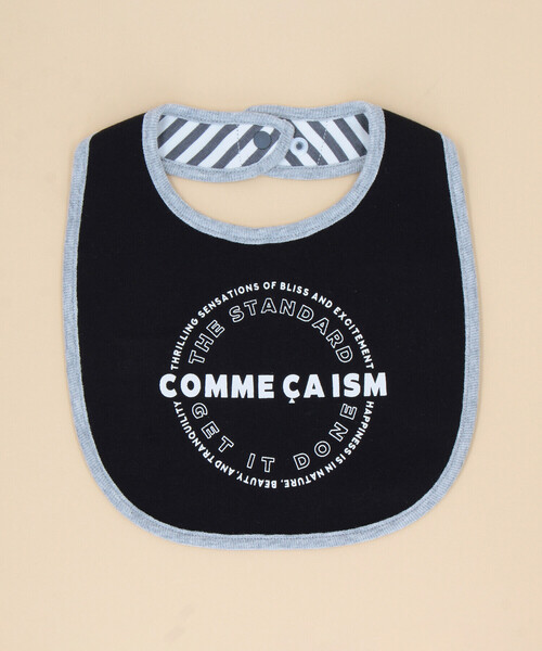 こむ【売り尽くし、値下げ可】様 完成品 ハンドメイドスタイ COMME CA ISM（コムサイズム） スタイ よだれかけ 「リバーシブル