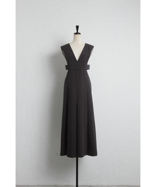 「&. NOSTALGIA」 サロペットスカート FREE ブラック レディース_画像3