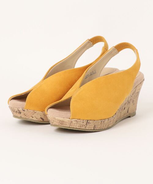 「Piedi Nudi」 ヒールサンダル M グレイッシュベージュ レディース_画像6