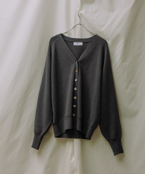 ADAM ET ROPE'（アダムエロペ） カーディガン 「WEB限定」カシミヤMIX