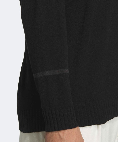 【美品】adidas ブラック 長袖ポロシャツ アディダス 黒 adidas（アディダス） 【超美品】アディダス 長袖ポロシャツ 黒×グレー