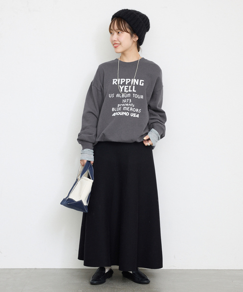 「SCREEN STARS」 スウェットカットソー FREE アイボリー レディース_画像2