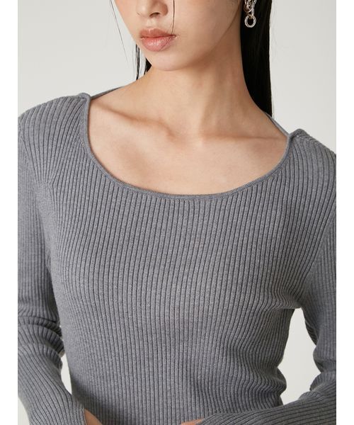 FRAY I.D（フレイ・アイディー） ワンピース ニットドッキング