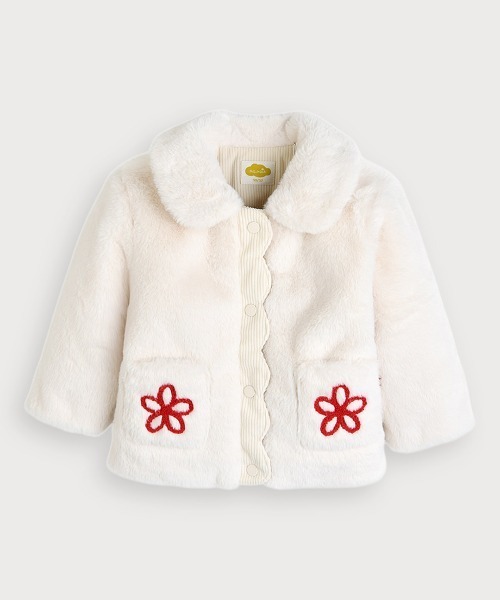 pamie SHEEP COAT for Kids ファー　コート NORALEE キッズファーコート / Eloise Coat Antique