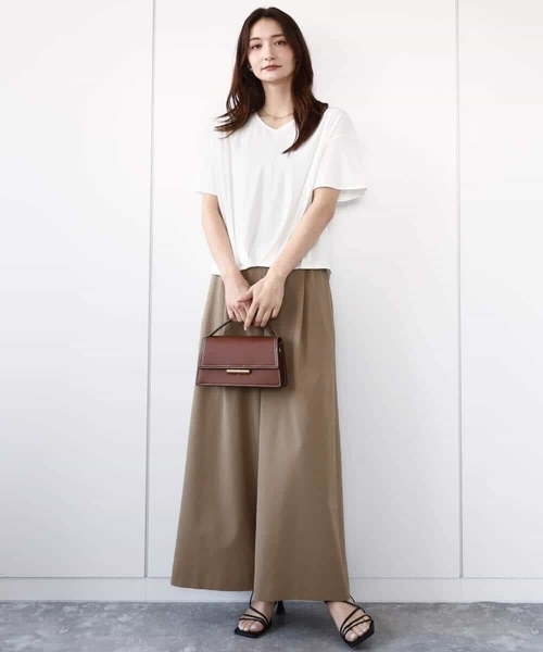 「MK MICHEL KLEIN」 半袖カットソー 38 ブルー レディース_画像5