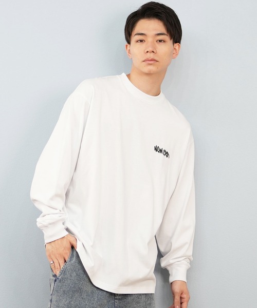 バ*ン様 【新品未使用】NEW ERA 長袖TシャツLサイズ （公式ストアバッグ NEW ERA（ニューエラ） tシャツ 長袖Tシャツ/ロンT バックプリント