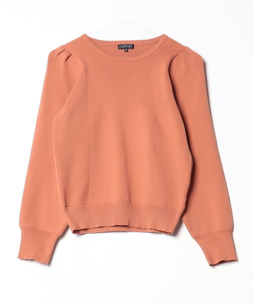 INDIVI（インディヴィ） 長袖ニット 38 オレンジ レディース