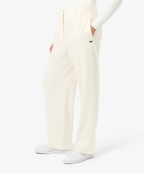 LACOSTE（ラコステ） ワイドパンツ パンツ オーバーサイズフランネル 