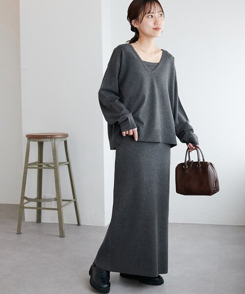 Discoat（ディスコート） ワンピース セットニットワンピース「WEB限定