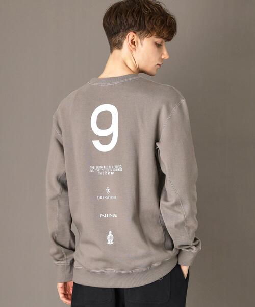 ドレステリア（DRESSTERIOR）/裏起毛 バック9プリントスウェット DRESSTERIOR（ドレステリア） トレーナー スウェット 裏起毛 バック9
