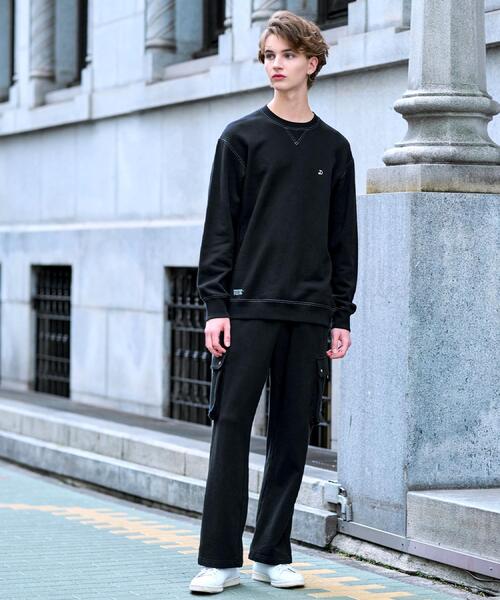 DRESSTERIORドレステリア裏起毛トレーナースウェットサイズSブラック