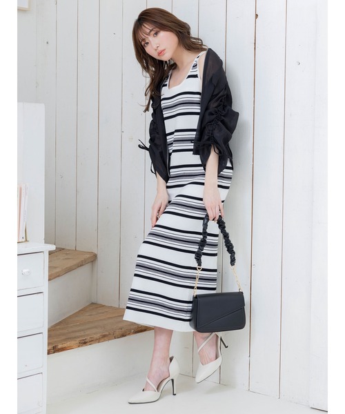 「DURAS」 ニットワンピース FREE ベージュ レディース_画像5