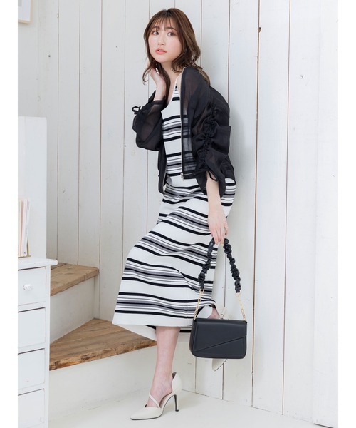 「DURAS」 ニットワンピース FREE ベージュ レディース_画像6