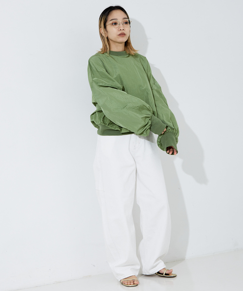 「NOMINE」 長袖ブラウス フリー ベージュ系その他 レディース_画像3