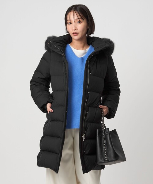 超美品❣️GUESS❣️ハイクラス❣️ダウン❣️ロング❣️コート❣️ベルト付き❣️Aライン❣️ green label relaxing（グリーンレーベルリラクシング） ダウンコート