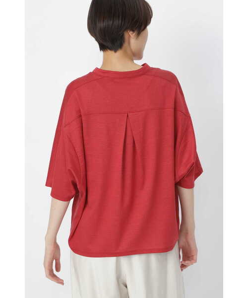 「human woman」 7分袖カットソー MEDIUM グリーン レディース_画像8