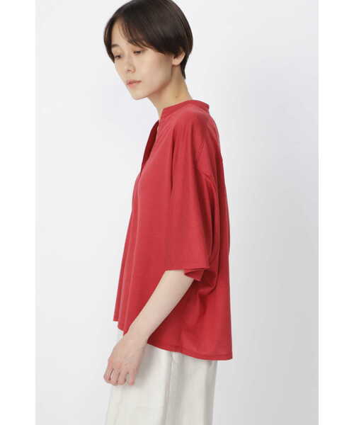 「human woman」 7分袖カットソー MEDIUM グリーン レディース_画像9