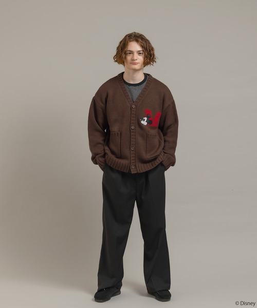 「MUHET」 ニットカーディガン SMALL ブラウン レディース_画像8