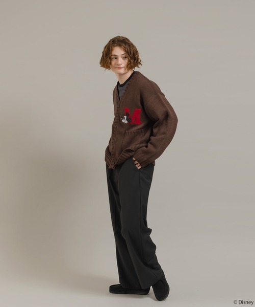 「MUHET」 ニットカーディガン SMALL ブラウン レディース_画像9