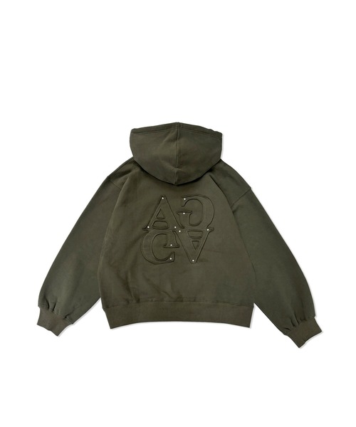 ANDGEEBEE（アンジービー） パーカー UNISEX 裏起毛パッチロゴパーカー