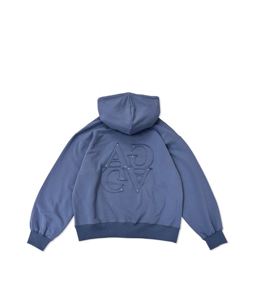 ANDGEEBEE（アンジービー） パーカー UNISEX 裏起毛パッチロゴパーカー