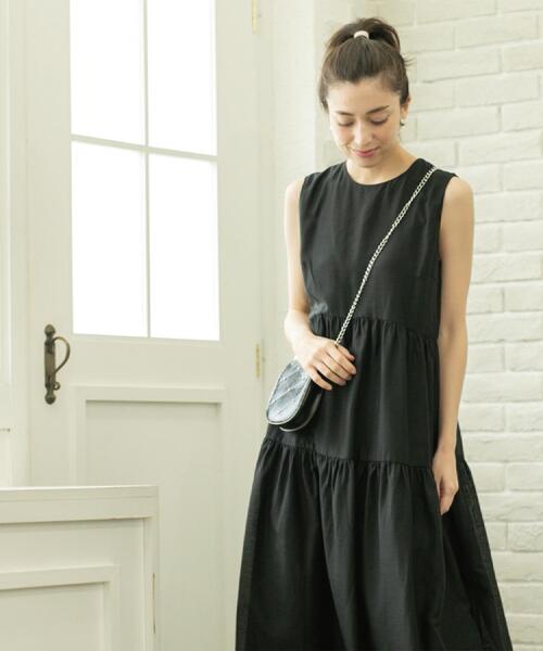 「OPAQUE.CLIP」 ノースリーブワンピース 38 ブルー系その他 レディース_画像5