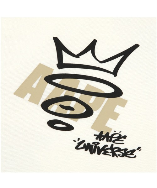 「AAPE BY A BATHING APE」 半袖Tシャツ X-LARGE ライトグレー メンズ_画像7