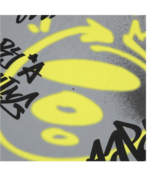 「AAPE BY A BATHING APE」 半袖Tシャツ X-LARGE ライトグレー メンズ_画像9