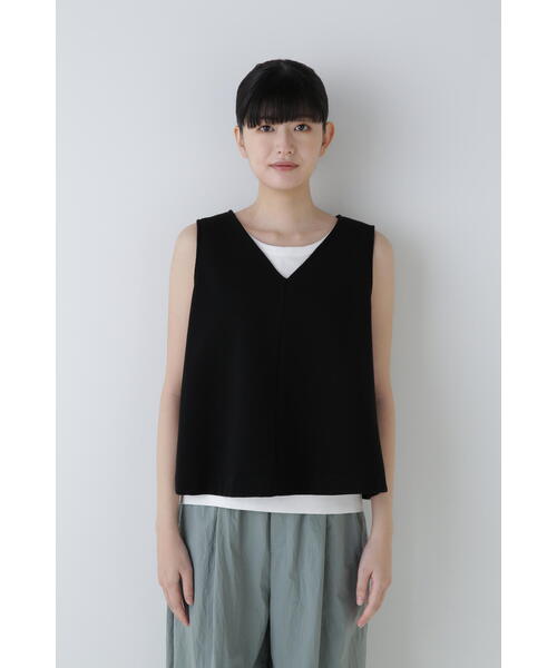 「human woman」 ノースリーブトップス MEDIUM グリーン レディース_画像5