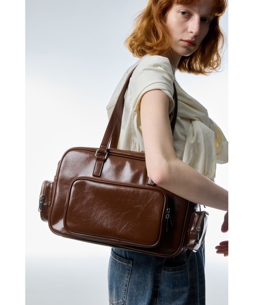 「un/neu」 ボストンバッグ FREE ブラウン レディース_画像5