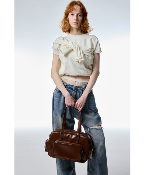 「un/neu」 ボストンバッグ FREE ブラウン レディース_画像6