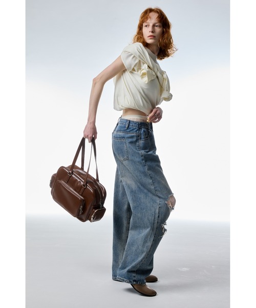 「un/neu」 ボストンバッグ FREE ブラウン レディース_画像9